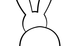 Free Bunny Outlines (Printable Templates) - Crafty Morning in Free Printable Template of Easter Bunny