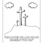Free Christian Printable Easter Coloring Pages With Bible Verses In Free Printable Christian Easter Images