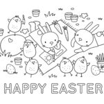 Free Custom Printable Easter Worksheet Templates | Canva Regarding Free Printable Easter Cutouts