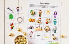 Free Easter Bingo Printable Game throughout Christian Easter Bingo Printable