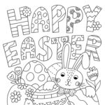 Free Easter Card Colouring Download | Hobbycraft For Free Printable Easter Cards To Colour