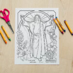 Free Easter Coloring Page   Printable In Lds Easter Printable