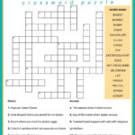 Free Easter Crossword Puzzle Printable   2 Versions & Answer Key With Easy Easter Crossword Puzzles Printable