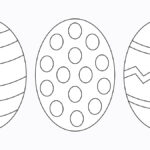 Free Easter Egg Template (+ 9 Easy Crafts!)   The Craft At Home Family With Printable Easter Eggs Tracing