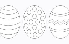 Free Easter Egg Template (+ 9 Easy Crafts!) - The Craft-At-Home Family with Printable Easter Eggs Tracing