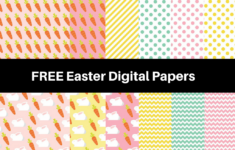 Free Easter Holiday Digital Papers - Magical Printable regarding Easter Scrapbook Paper Printable