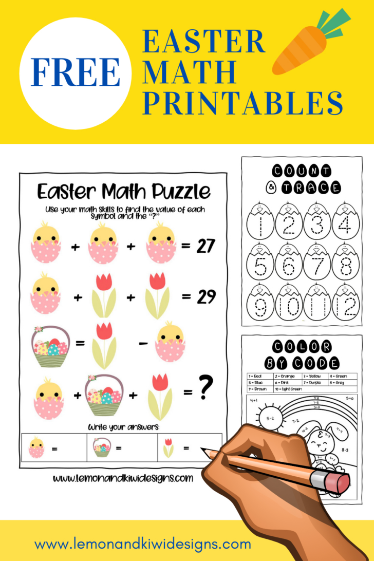 Free Printable Easter Math Worksheets