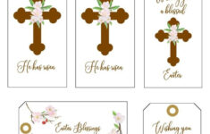 Free Easter Printables with regard to Free Printable Religious Easter Gift Tags