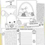 Free Easter Worksheets Pdf: Coloring Pages, Word Search & More! Throughout Free Easter Printable Activity Sheets