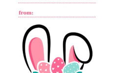 Free Printable And Customizable Easter Tag Templates | Canva with Free Printable Happy Easter Gift Tags