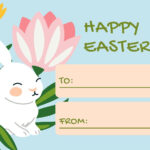 Free Printable And Customizable Easter Tag Templates | Canva Within Printable Easter Tags