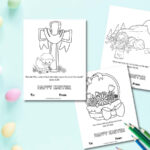 Free Printable Christian Easter Cards For Kids To Color And Share   With Printable Christian Easter Cards