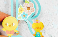 Free Printable Easter Alphabet (Letters &amp; Numbers throughout Free Printable Easter Alphabet Letters