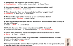 Free Printable Easter Bible Trivia Quiz With Answer Key inside Free Printable Easter Bible Trivia