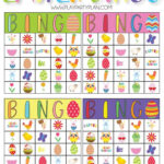 Free Printable Easter Bingo Cards With Regard To Printable Easter Bingo Cards For Kids