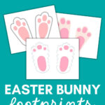 Free Printable Easter Bunny Footprints   Making Frugal Fun With Regard To Easter Bunny Tracks Printable