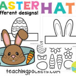 Free Printable Easter Bunny Hat Template For Kids – Teaching Pockets Throughout Printable Easter Hats