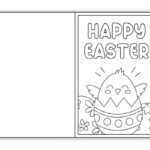 Free Printable Easter Cards To Color (Perfect For Kids!)   The Intended For Easter Card Printable