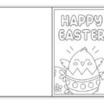 Free Printable Easter Cards To Color (Perfect For Kids!)   The Throughout Printable Cards Easter