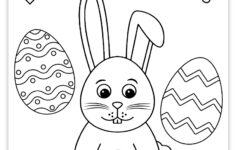 Free Printable Easter Coloring Page - Pjs And Paint inside Free Printable Easter Pictures