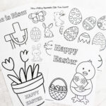 Free Printable Easter Coloring Pages For Kids   Fox Farm Home In Free Printable Easter Cards To Colour