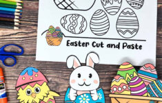 Free Printable Easter Crafts For Kids: Cute Cut And Paste Activities with Printable Easter Projects