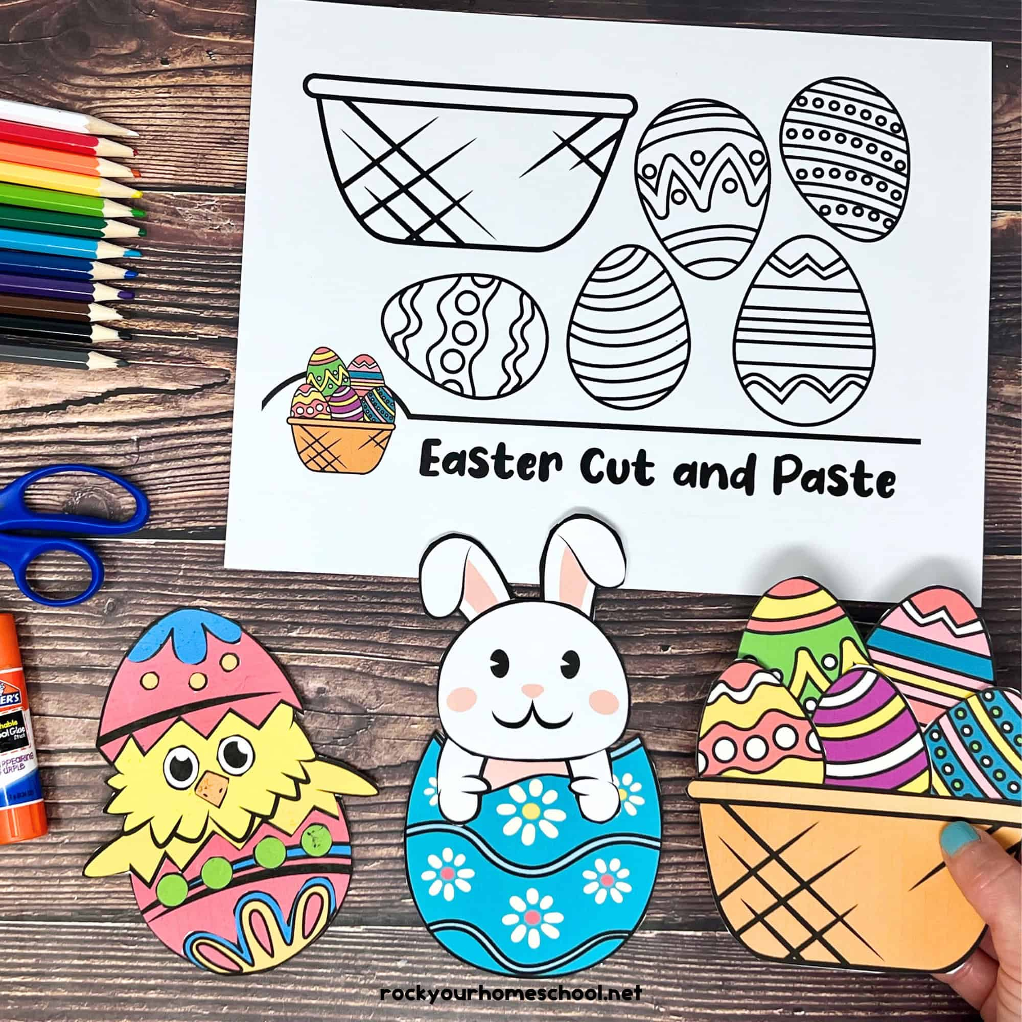 Free Printable Easter Crafts For Kids: Cute Cut And Paste Activities with regard to Easter Activities For Preschoolers Printable