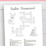 Free Printable Easter Crossword Puzzle | Fun Easter Activities For Regarding Easter Crossword Free Printable