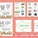 Free Printable Easter Egg Hunt Clues   World Of Printables Pertaining To Outdoor Easter Eggs Hunt Clues Printable