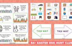 Free Printable Easter Egg Hunt Clues - World Of Printables within Free Printable Outdoor Easter Scavenger Hunt Clues