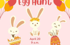 Free Printable Easter Egg Hunt Flyer Templates | Canva intended for Free Printable Easter Flyer Template