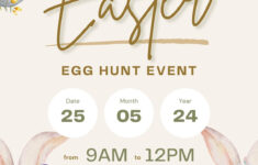 Free Printable Easter Egg Hunt Flyer Templates | Canva within Free Printable Easter Flyer Template