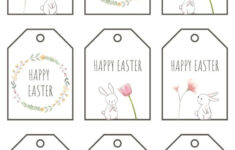Free Printable Easter Gift Tag Designs For Every Bunny - For Hope regarding Editable Easter Gift Tags Free Printable