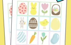 Free Printable Easter Matching Game for Printable Easter Memory Game