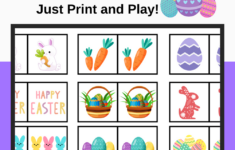 Free Printable Easter Memory Matching Game - Lovinghomeschool intended for Printable Easter Memory Game
