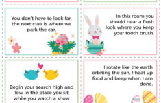 Free Printable Easter Scavenger Hunt - Brooklyn Berry Designs with regard to Free Easter Basket Scavenger Hunt Printable