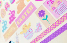 Free Printable Easter Stickers/Png For Cricut &amp; Pdf with Free Printable Easter Planner Stickers