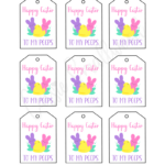 Free Printable Easter Tags {20 Unique Designs}   Cassie Smallwood In Printable Easter Name Tags