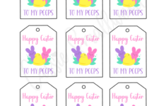 Free Printable Easter Tags {20 Unique Designs} - Cassie Smallwood in Printable Easter Name Tags