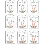 Free Printable Easter Tags {20 Unique Designs}   Cassie Smallwood Regarding Printable Easter Name Tags Template