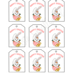 Free Printable Easter Tags {20 Unique Designs}   Cassie Smallwood With Regard To Printable Easter Tags For Baskets