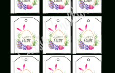 Free Printable Easter Tags {20 Unique Designs} - Cassie Smallwood within Free Printable Religious Easter Gift Tags