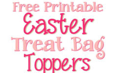 Free Printable Easter Treat Bag Toppers - Easy Peasy Pleasy throughout Printable Easter Bag Toppers