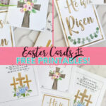 Free Printable Religious Easter Card (3 Designs!) Inside Printable Religious Blessing Easter Cards
