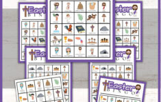 Free Religious Easter Bingo Printable! | Healing Home throughout Christian Easter Bingo Printable