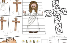 Free Resurrection Sunday "He Is Risen" Activity Worksheets Printables for Religious Easter Puzzles Printable Worksheets