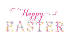Happy Easter Floral Free Printable within Printable Happy Easter Images