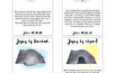 How To Teach Children The Easter Story + Printable Story Cards with regard to Easter Story Cards Printable