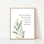 I Stand All Amazed, Hymn Print, Religious Easter Decor, Easter Pertaining To Printable Lds Easter Quotes