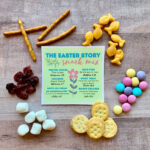 Instant Download Easter Story Snack Mix Printables Tags Scriptures Intended For Easter Trail Mix Printable